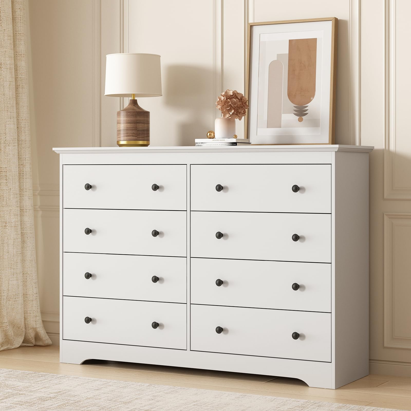 LYNSOM Modern 8 Drawer Dresser