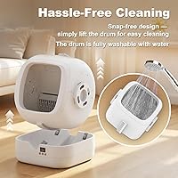 Vista 10 de Arenero Automático para Gatos Mintakawa con Limpieza Automática - Control por APP y Monitoreo de Peso - Ultrasilencioso, Adecuado para Gatos