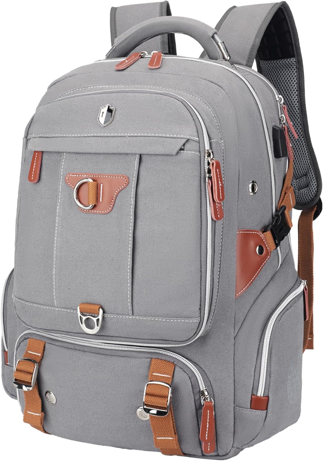 SWICKY Large 40L Travel Laptop Backpack, Backpack with Shoe Compartment, Airline Approved Business Work Bag Fits 17.3 Inch, USB Port/Carry-On Luggage for Women & Men, Perfect for Hiking