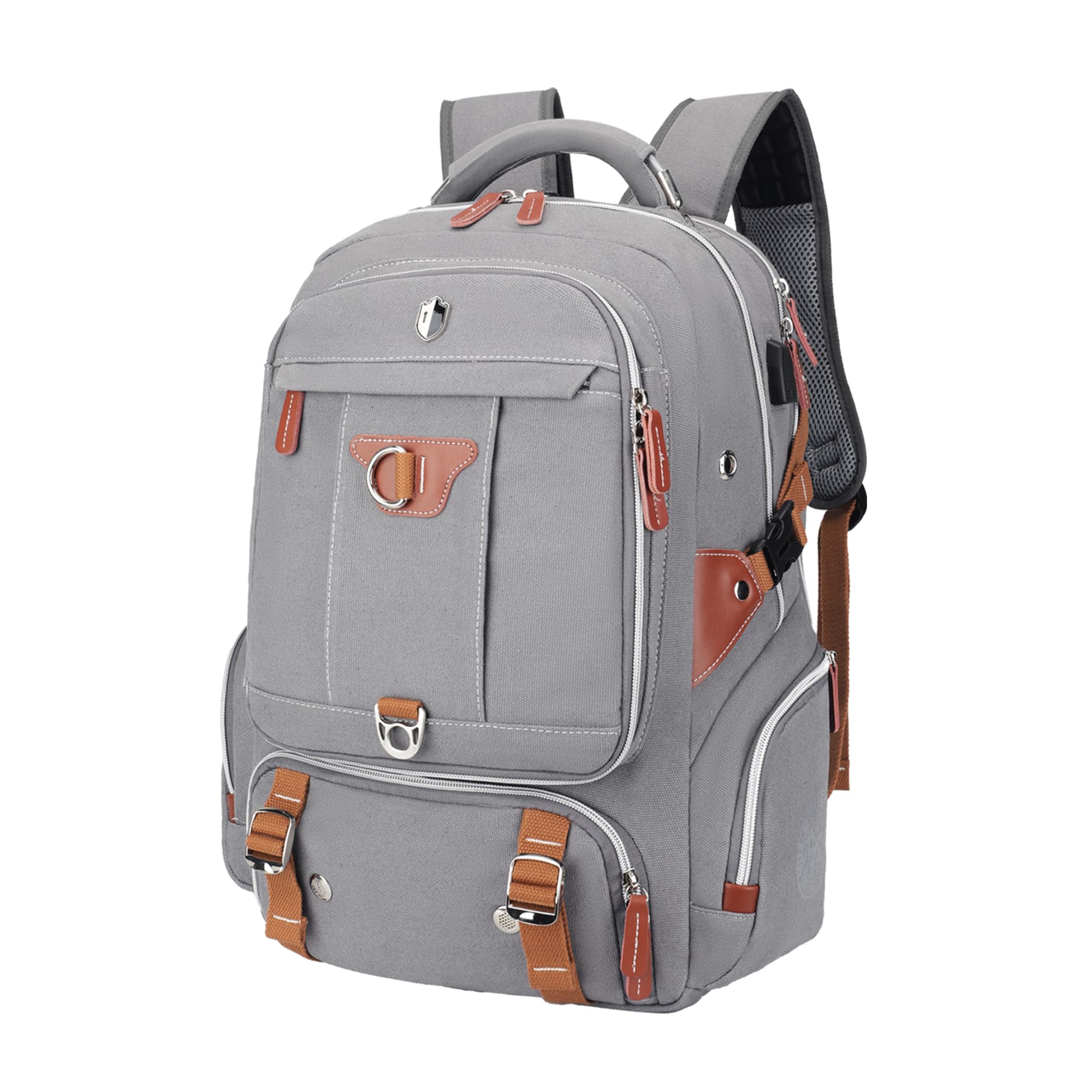 SWICKY Large 40L Travel Laptop Backpack, Backpack with Shoe Compartment, Airline Approved Business Work Bag Fits 17.3 Inch, USB Port/Carry-On Luggage