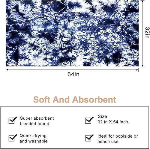 Miniatura 5 de NIBESSER Toalla de playa personalizada con nombre personalizado, toallas de microfibra sin arena, regalos personalizados, toalla de playa de viaje,