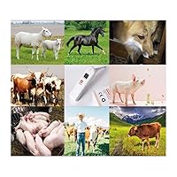 Vista 7 de Termómetro electrónico animal para mascotas Termómetro digital es un termómetro recto rápido para perros, caballos, gatos, cerdos, ovejas