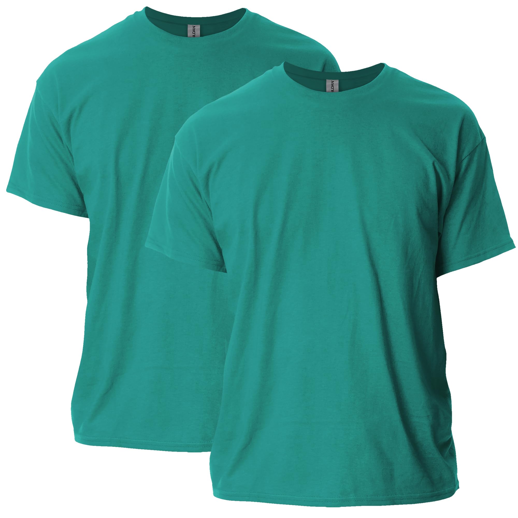 Gildan Men's Ultra Cotton Adult T-Shirt, 2-Pack, Galapagos Blue, XXXL