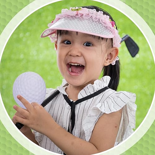 Miniatura 6 de Estune Paquete de 24 bolígrafos de golf y notas adhesivas, regalos de fiesta de golf, mini accesorios decorativos divertidos para clubes de golf,