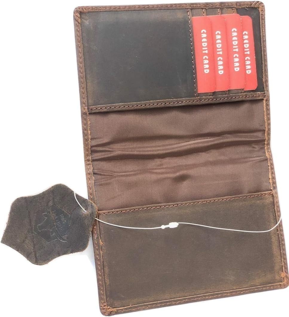  | Leather RFID Passport Holder Cover Traveling Passport Case Wallet Card For Men Women Document Organizer Slim | Passport Covers