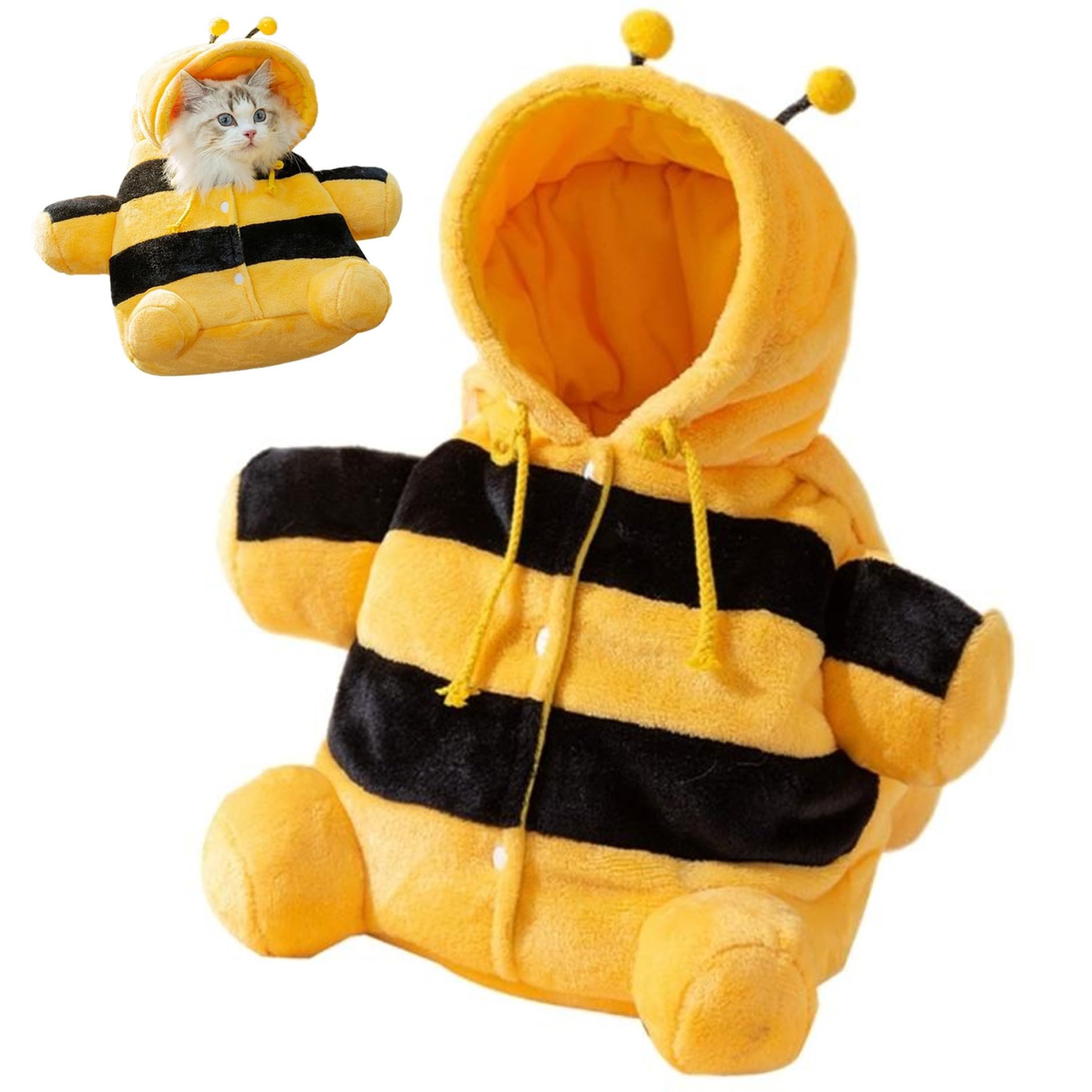 Bolsa para gatos y transportín suave para gatitos o perros pequeños con diseño de abeja