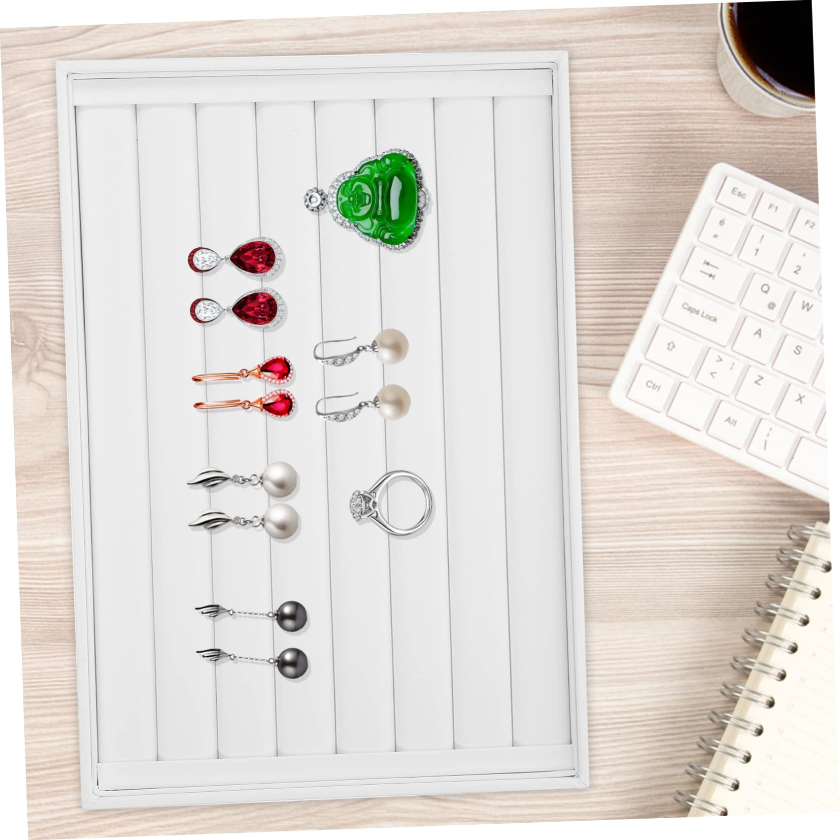Boîte à Bijoux VILLFUL 24 Compartiments - Organisateur Acrylique Transparent Pour Boucles D'Oreilles Et Colliers