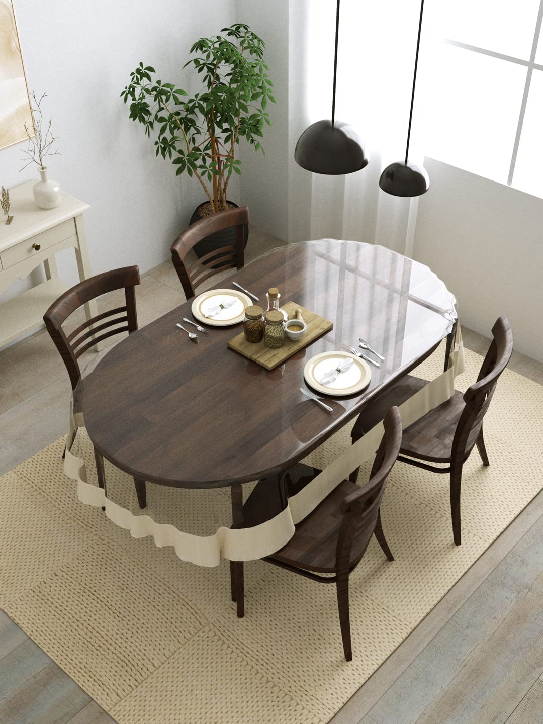 See full amazon price history chart for Clasiko 4 Seater Oval Dining Table Cover; 54x78 Inches or 137x198 Cms; Material - PVC; Anti Slip; Cream Lace Clasiko 4 Seater Oval Dining Table Cover; 54x78 Inches or 137x198 Cms; Material - PVC; Anti Slip; Cream Lace (B0C5R8W23G) Amazon Price History, Amazon Price Tracker