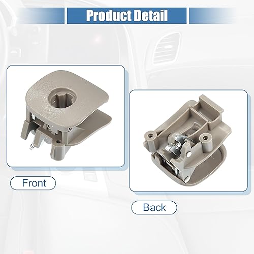 Miniatura 6 de uxcell Cerradura de puerta con compartimento para guantera, manija para Chevrolet Corvette C5 1997-2004 para Corvette C6 2005-2013
