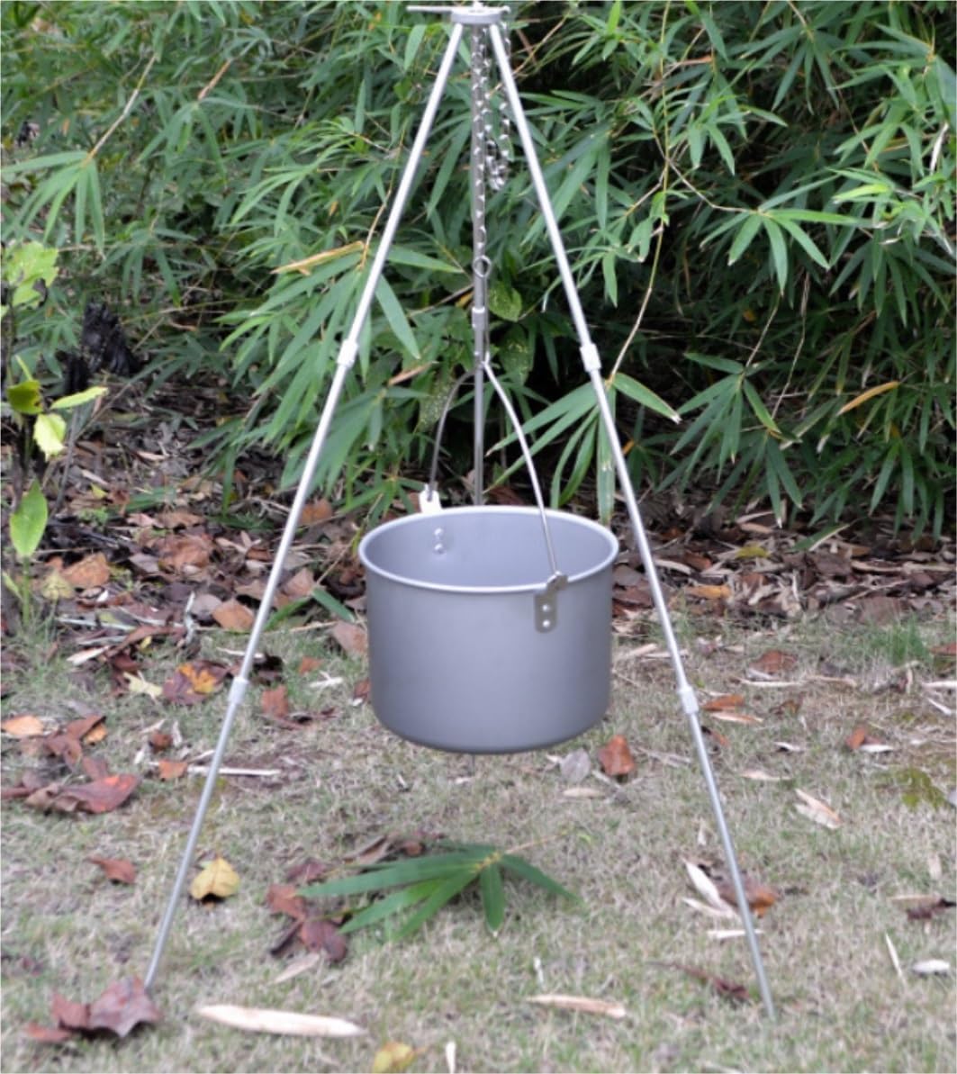 Camping Kitchen Utensil Outdoor Camp Camping Campaign Cooking Pot Cooking Pot Wild Pickhole Non -Sticky Pot Flat Pot for Outdoor Cooking