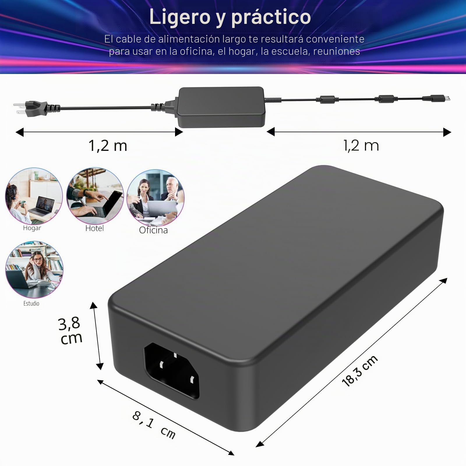 Cargador de CA con punta USB de 330 W para MSI Raider GE68HX GE78 GE76 GE67 GE66 WE76 GE67HX Vector GP76 GP66 GP66HX Leopard Titan GT77 Cable adaptador de alimentación para ordenador portátil
