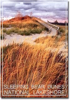 Sleeping Bear Dunes National Lakeshore, Michigan Travel Refrigerator Magnet Size 2.5" x 3.5"