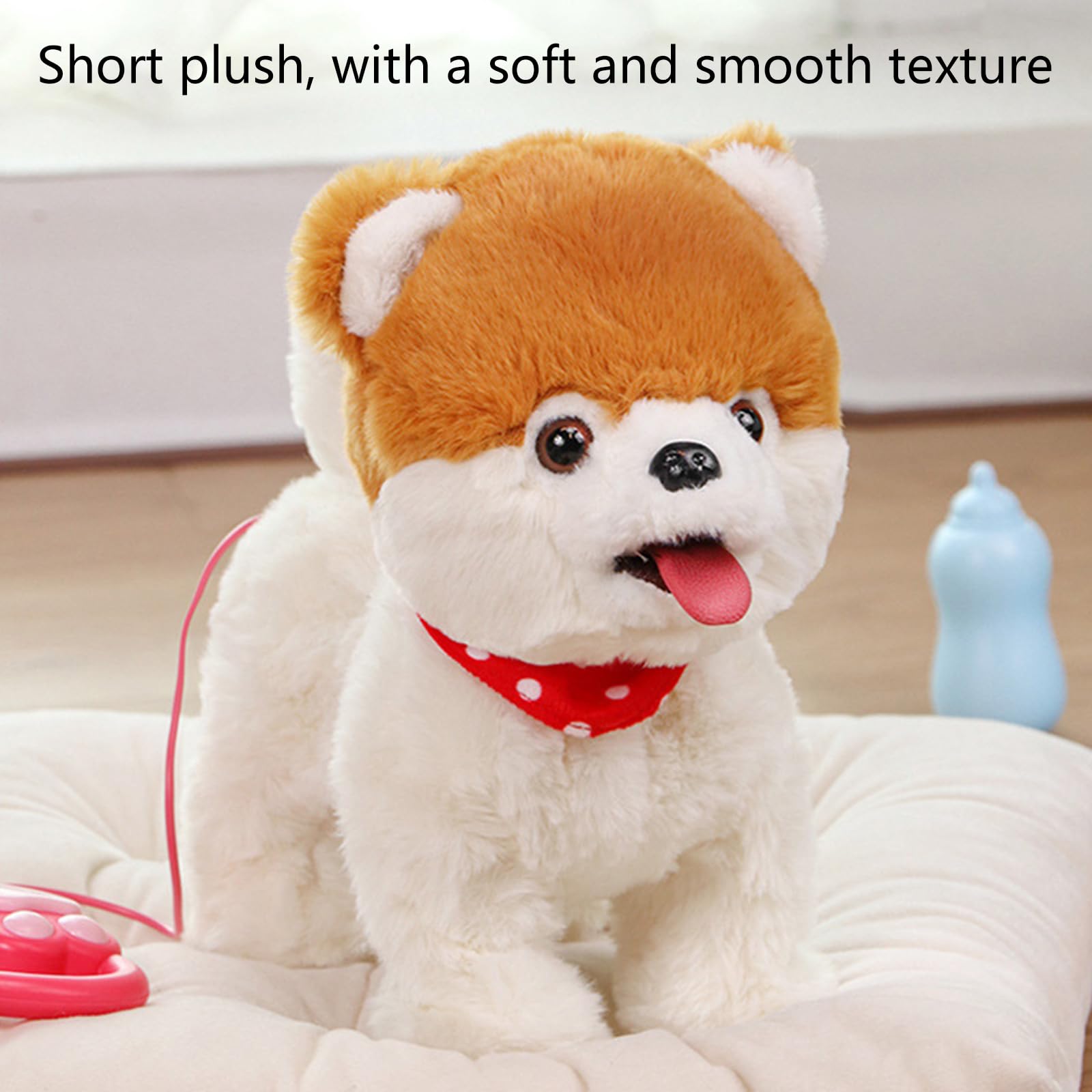Creatura Peluche Animata con Effetti sonori e trasduttore Movimento Include Set Alimentazione da 6 Giocattolo educativo Peluche parlante in Movimento