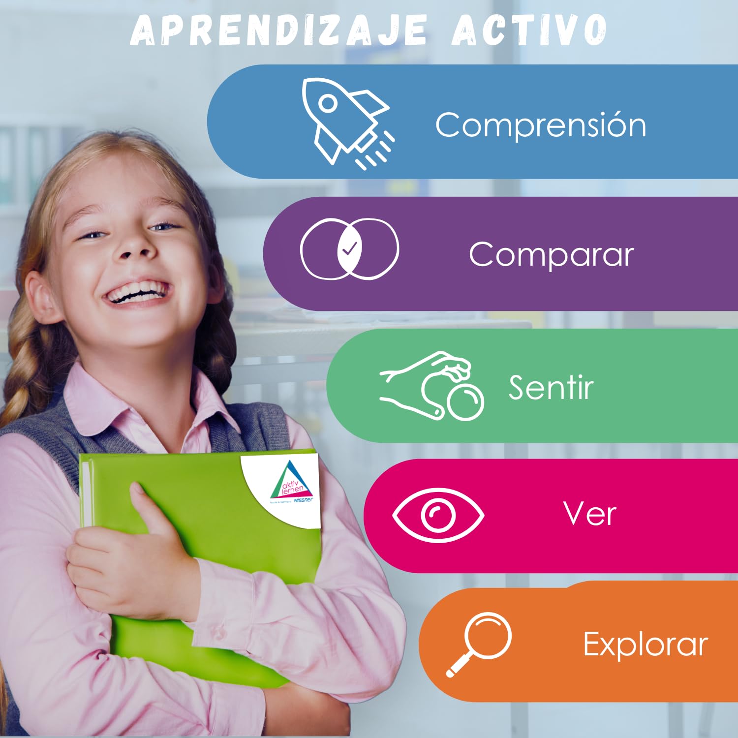 Reloj De Aprendizaje Juego, 25 piezas en caja de cartón