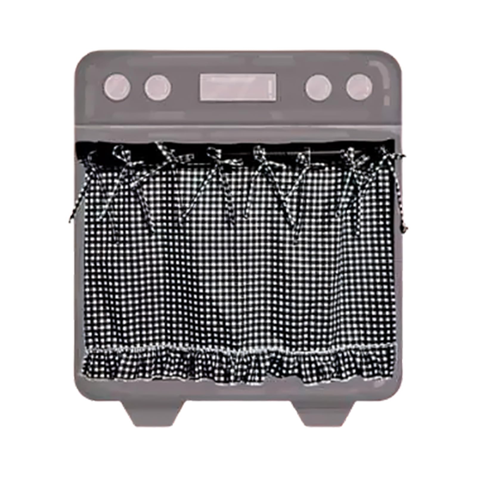YTtkku Farmhouse Oven Skirt Handcraft Decoration Blends Practicality with Aesthetic Appeal for Home Use Elegant Oven Decoration