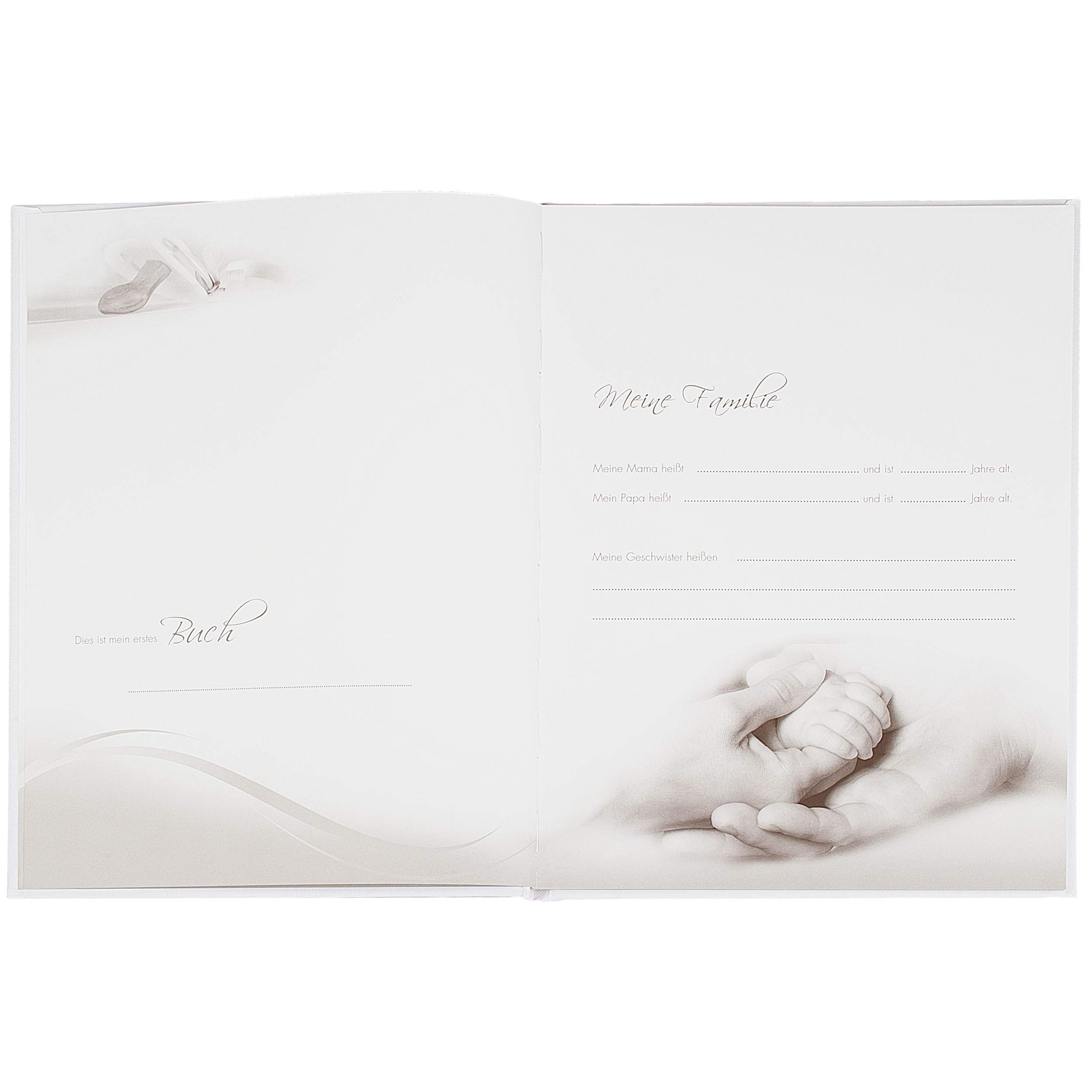 alles-meine.de GmbH 3 TLG. Set: großes XL - Fotoalbum/Fotobuch + Babytagebuch - Erinnerungsalbum unser Baby + unser Enkelkind Album - Buch - zum selbst gestalten + Seiten z..