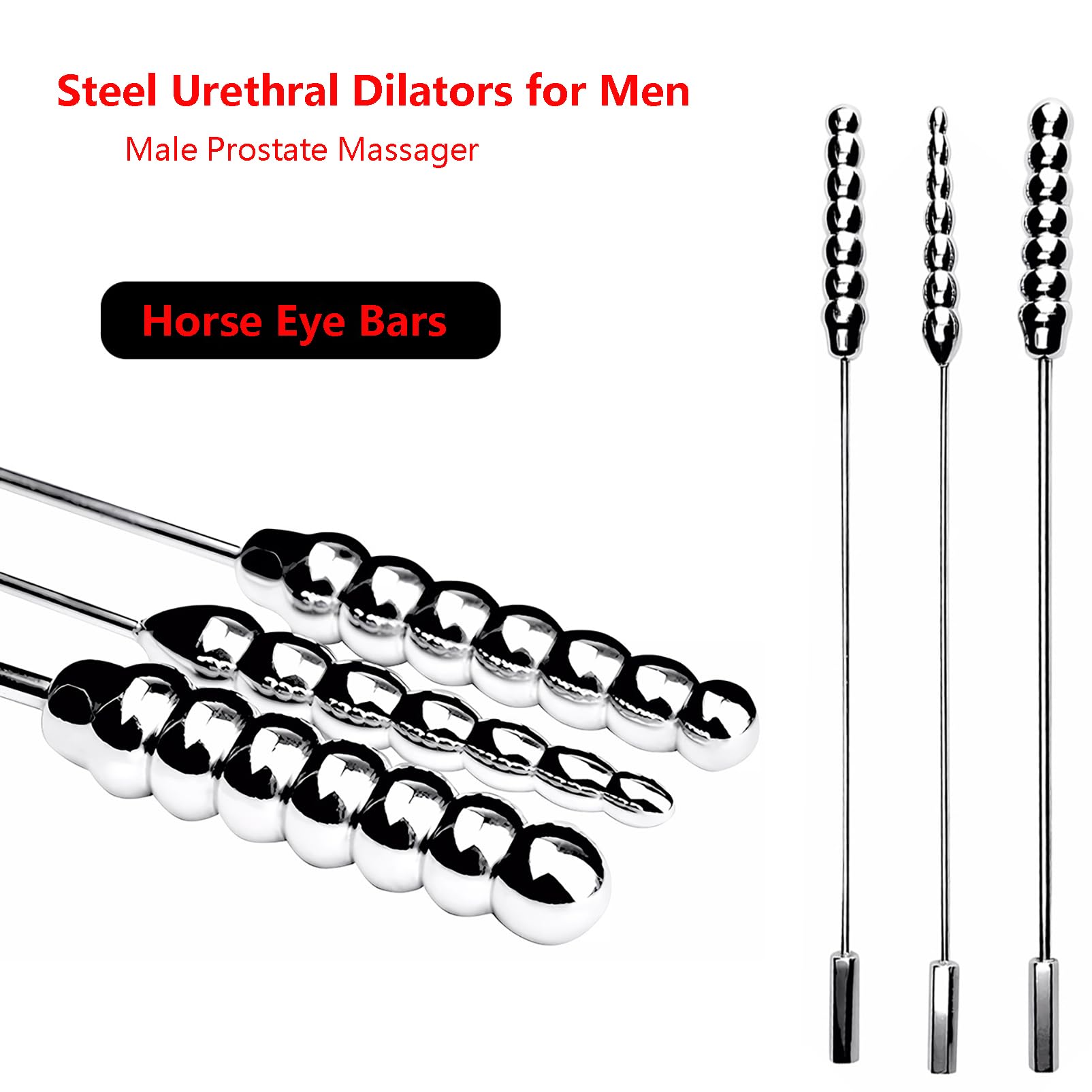 Plug Urétral En Acier Inoxydable Pour Homme - Dilatateur Avec Trou Traversant - Neuf Et Propre