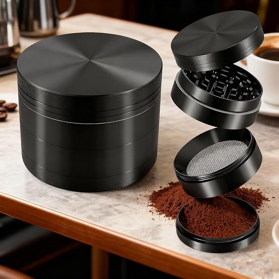 PyR1 Metal Crusher Grinder Stainless Steel 4.9 cm Pepper Mills