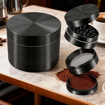 PyR1 Metal Crusher Grinder Stainless Steel 4.9 cm Pepper Mills