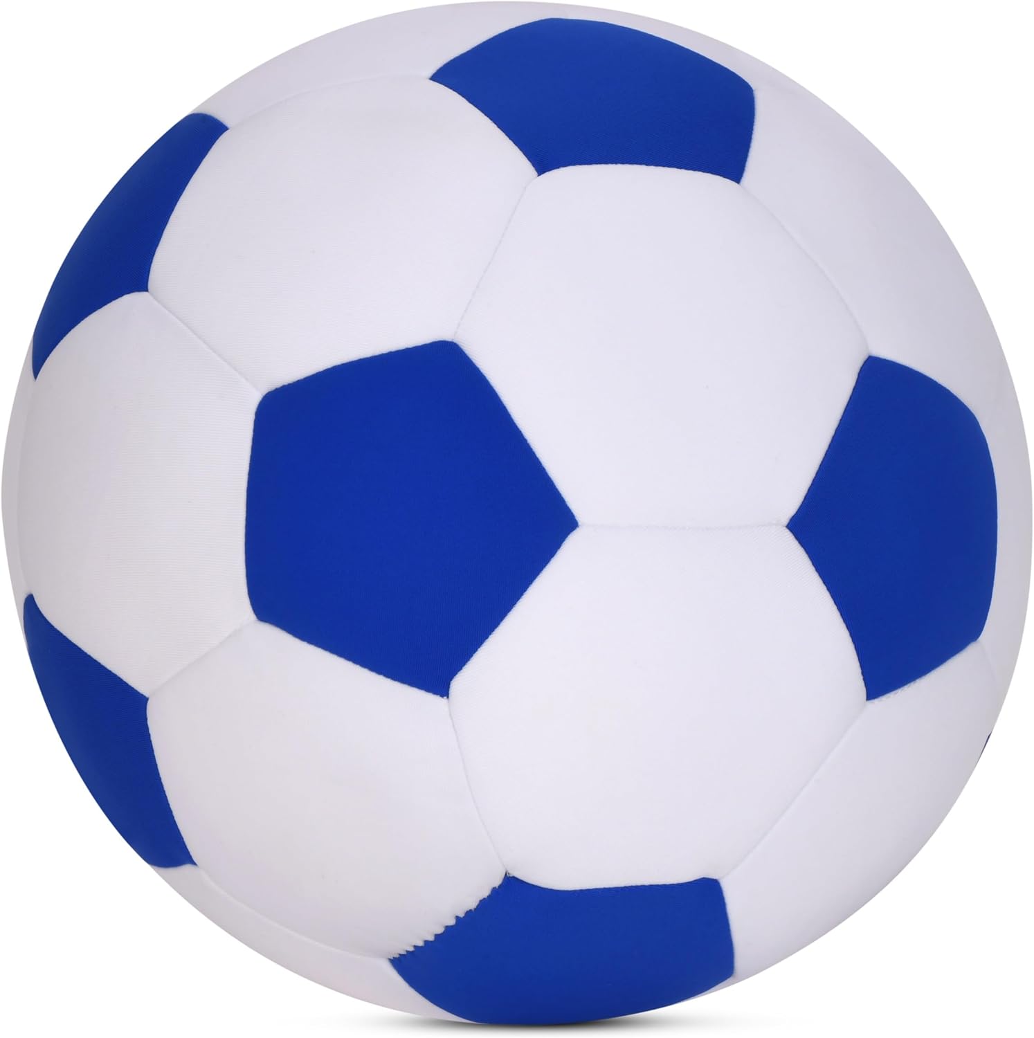 iscream Game On! Soccer Ball Shaped 10" x 10" Microbead Accent Pillow