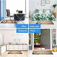 Vista 120 de Teal Hardwood Floor Desk Chair Mat, Painted Wood Board Horizontal Lines Birthdays Easter Holiday Print Backdrop Image, Protects Hardwood Floor Under