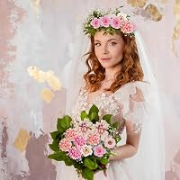 ROLLWAY 34 db Művirág Kézművességhez - Rózsaszín Virágfejek 4-7 cm - Selyem Dekorációs Virágok Tortadíszítéshez, Esküvőre, DIY Projektekhez 6