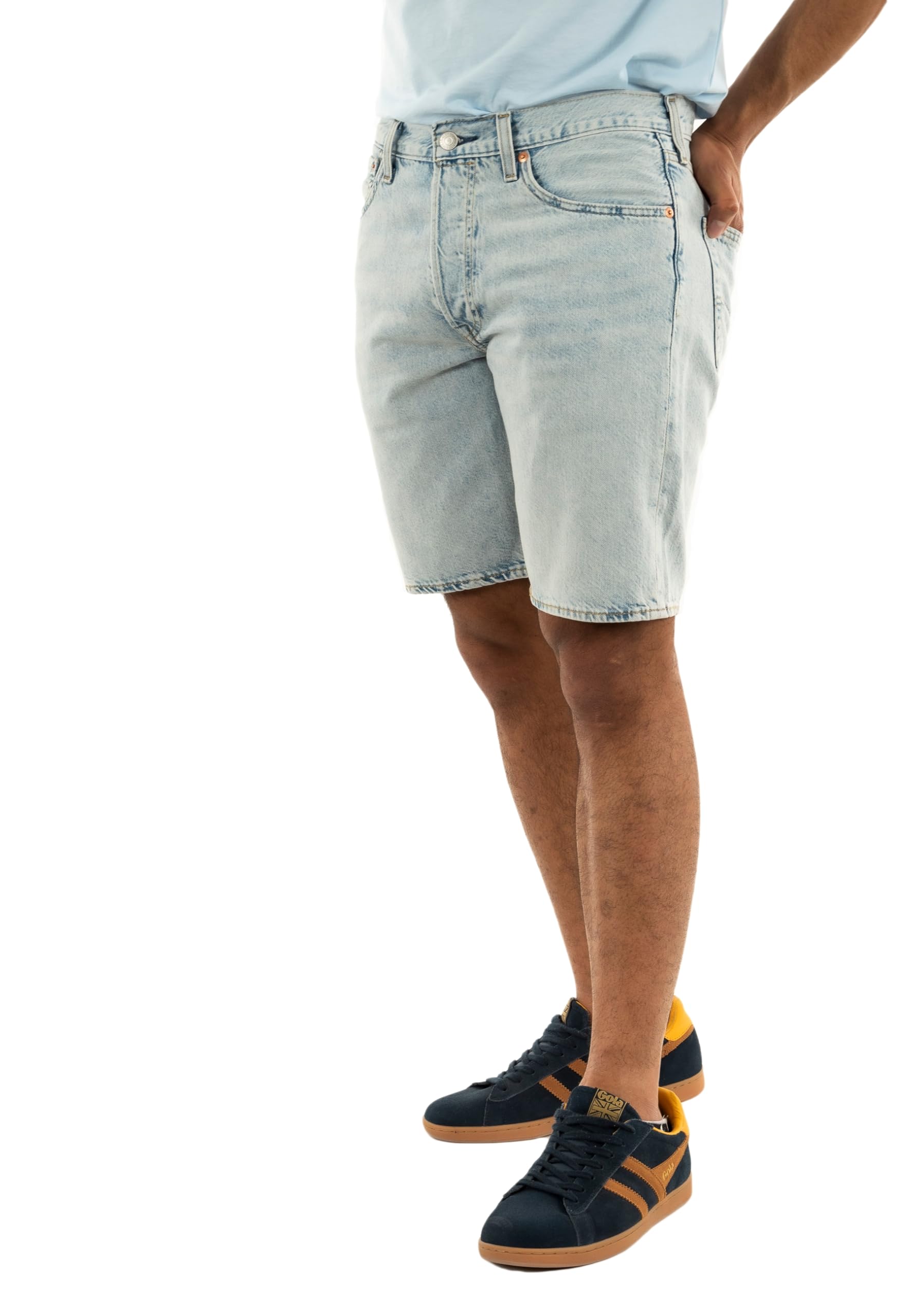 Levi's Men's Blue Denim Shorts, W30, Bermuda 501