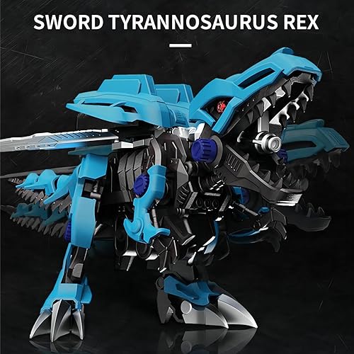 Miniatura 8 de Juguetes mecánicos de dinosaurio, manualidades de manos, rompecabezas 3D, electrónicos, tiranosaurio, juguete Rex para niños, interactivo, el T-Rex