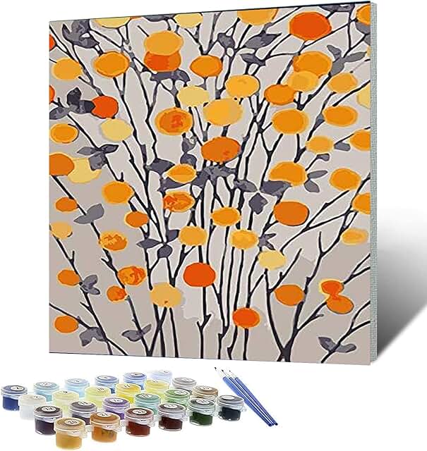 framed paint by number kits