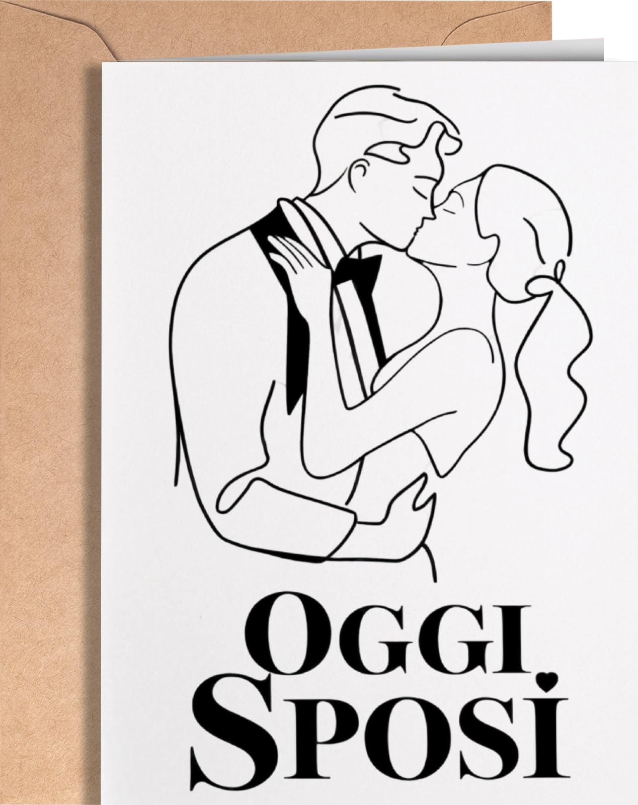 Biglietti Auguri Matrimonio con Busta - Cartolina Promessa Matrimonio - Regali Sposi Nozze
