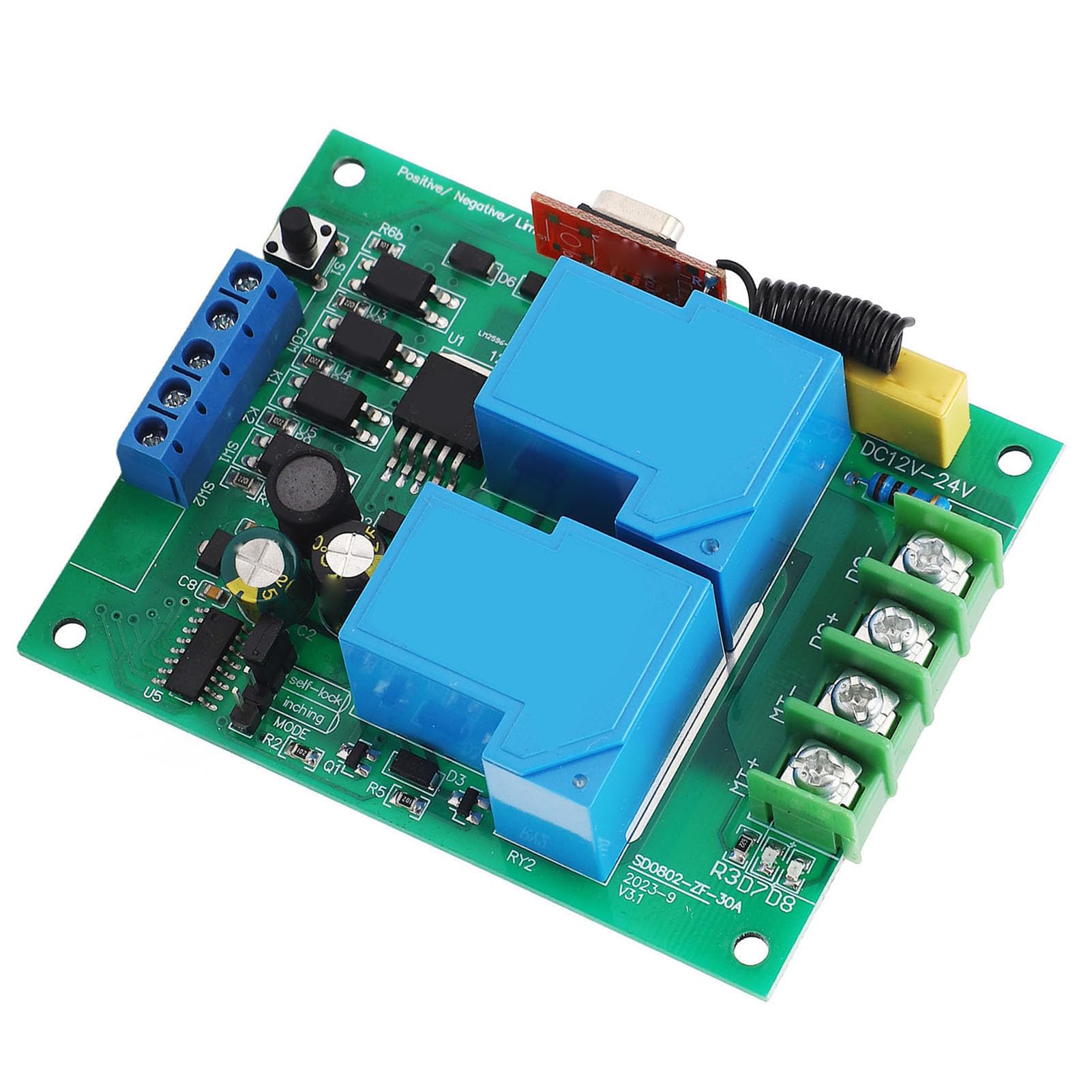 Module Commande Moteur DC Télécommande Contrôle Avant Arrière 2 Vitesses pour Robot Voiture RC