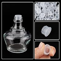 Vista 4 de GORGECRAFT Tapones para salero y pimentero de 1/2 pulgada, 50 unidades, tapones de plástico de repuesto, tapas de botellas reutilizables redondas