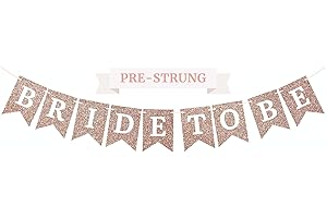 Pre-Strung Bridal Shower Garland - The Perfect Addition to Your Bachelorette Bash