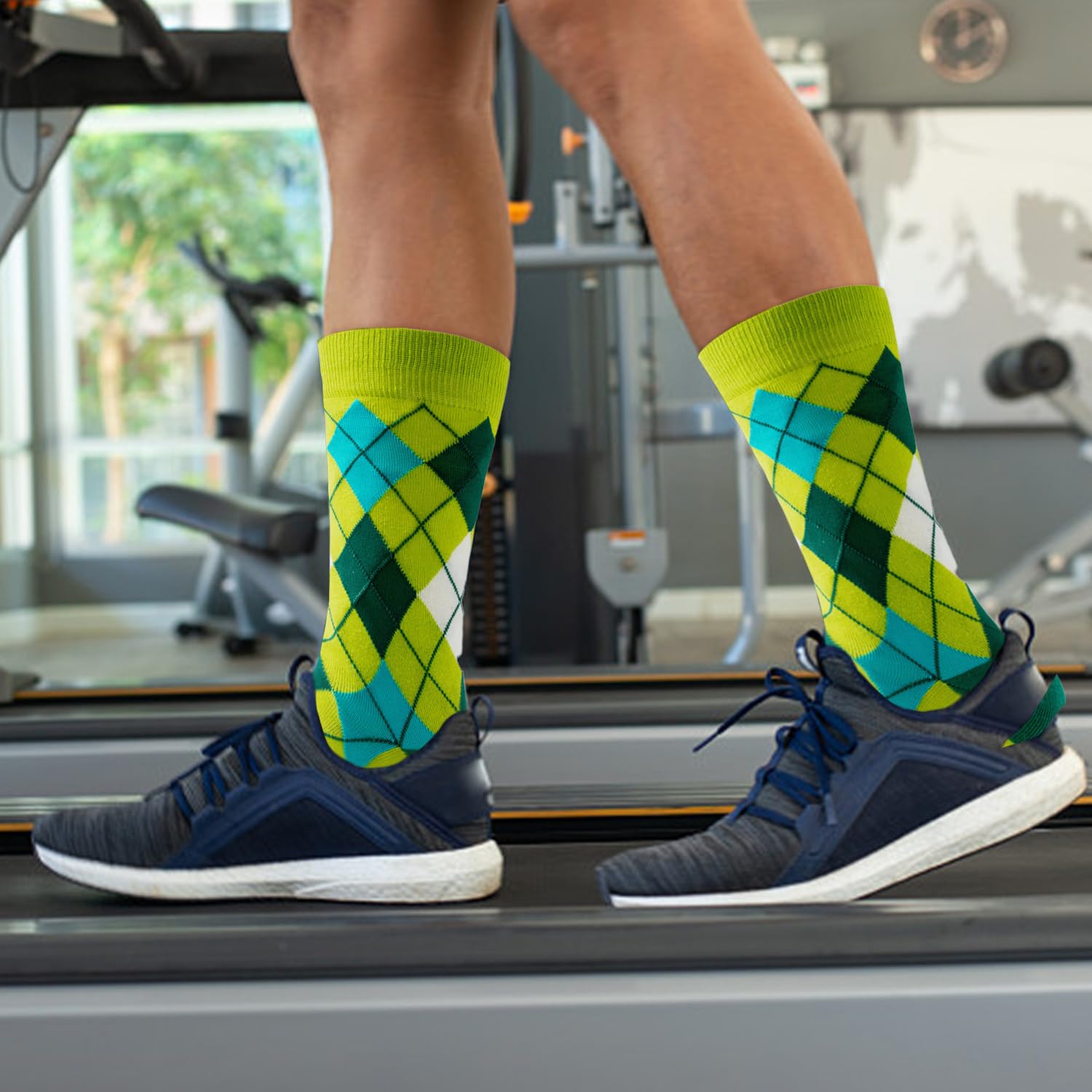 SLEEKEE 2 Paia Di Calzini Con Motivo Golf, Calzini Dal Design Creativo, Calzini Divertenti, Calzini Regalo, Calzini Elastici Comfort