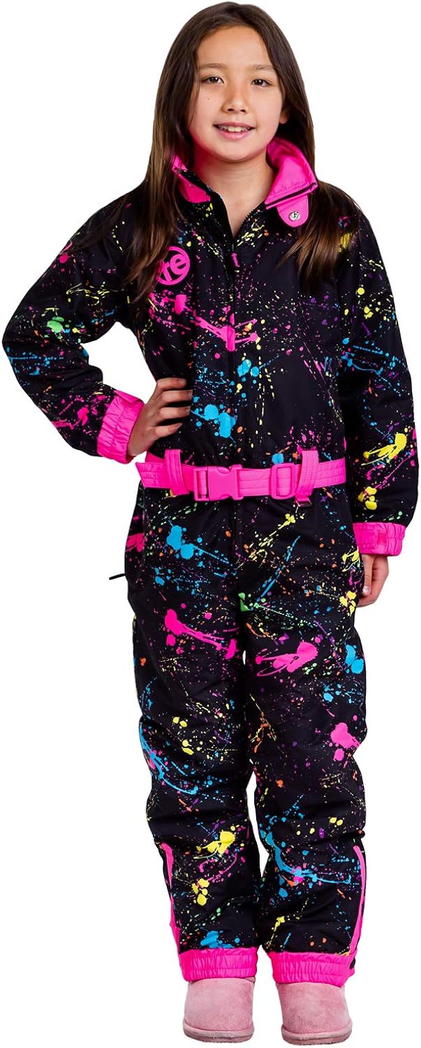Tipsy Elves Loud Bright Colorful and Neon Ski Suits for Kids, Boys and Girls from: Clothing, Shoes & Jewelry