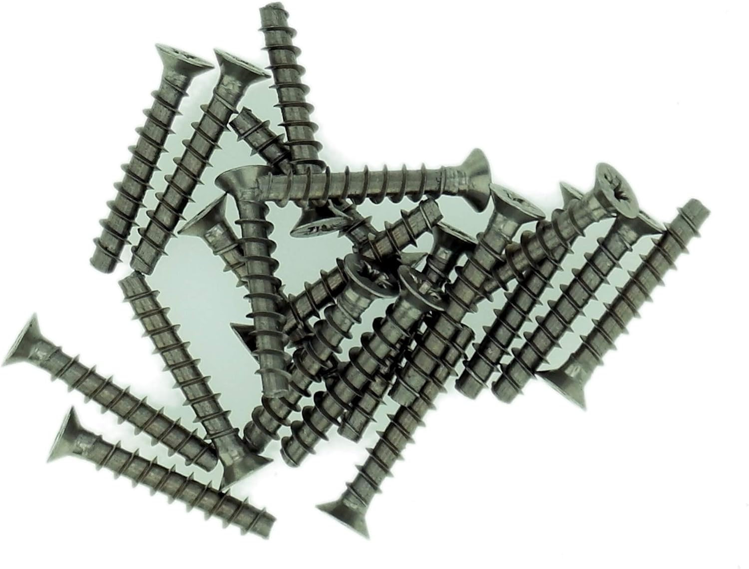 D3 (3mm x 8mm) Pozi Countersunk Screws for Plastic (Trilobular) - Stainless Steel (A2) (Pack of 20), 3x8 - Trilobular - A2 (20)