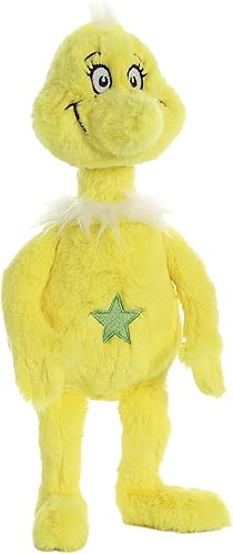 Miniatura 2 de Aurora® Whimsical Dr. Seuss™ Sneetch Animal de peluche – Cuentos mágicos – Producto oficial – Amarillo 12 pulgadas