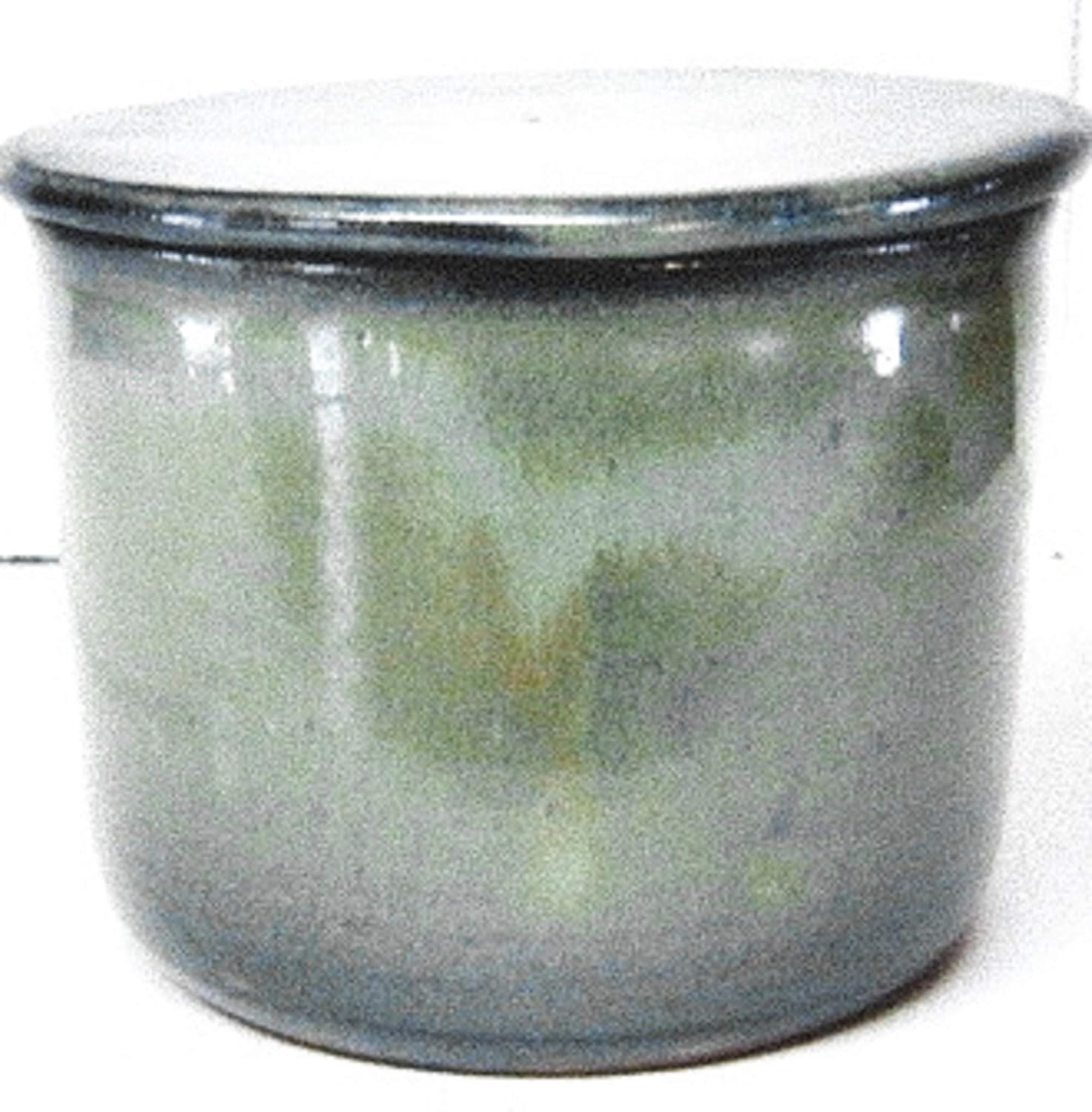 No refrigeration butter dish green Handmade Products