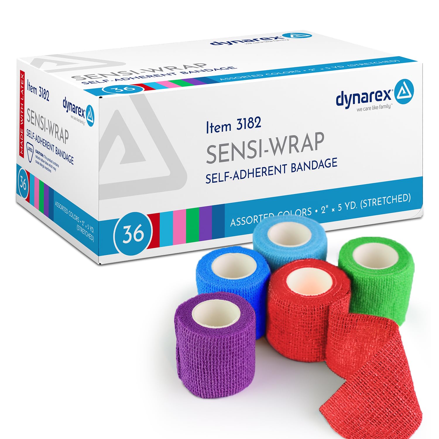 Sensi-Wrap Bandages - Self-Adhesive & Latex-Free -1 Sensi-Wrap Bandages - Self-Adhesive & Latex-Free -1