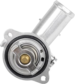 05184651AF Aluminum Upgrade Engine Coolant Thermostat Housing Assembly with O-ring Compatible with Dodge Durango/Jeep Grand Cherokee/Wrangler Replace 5184655AD 5184651AG 5184651AH 902852
