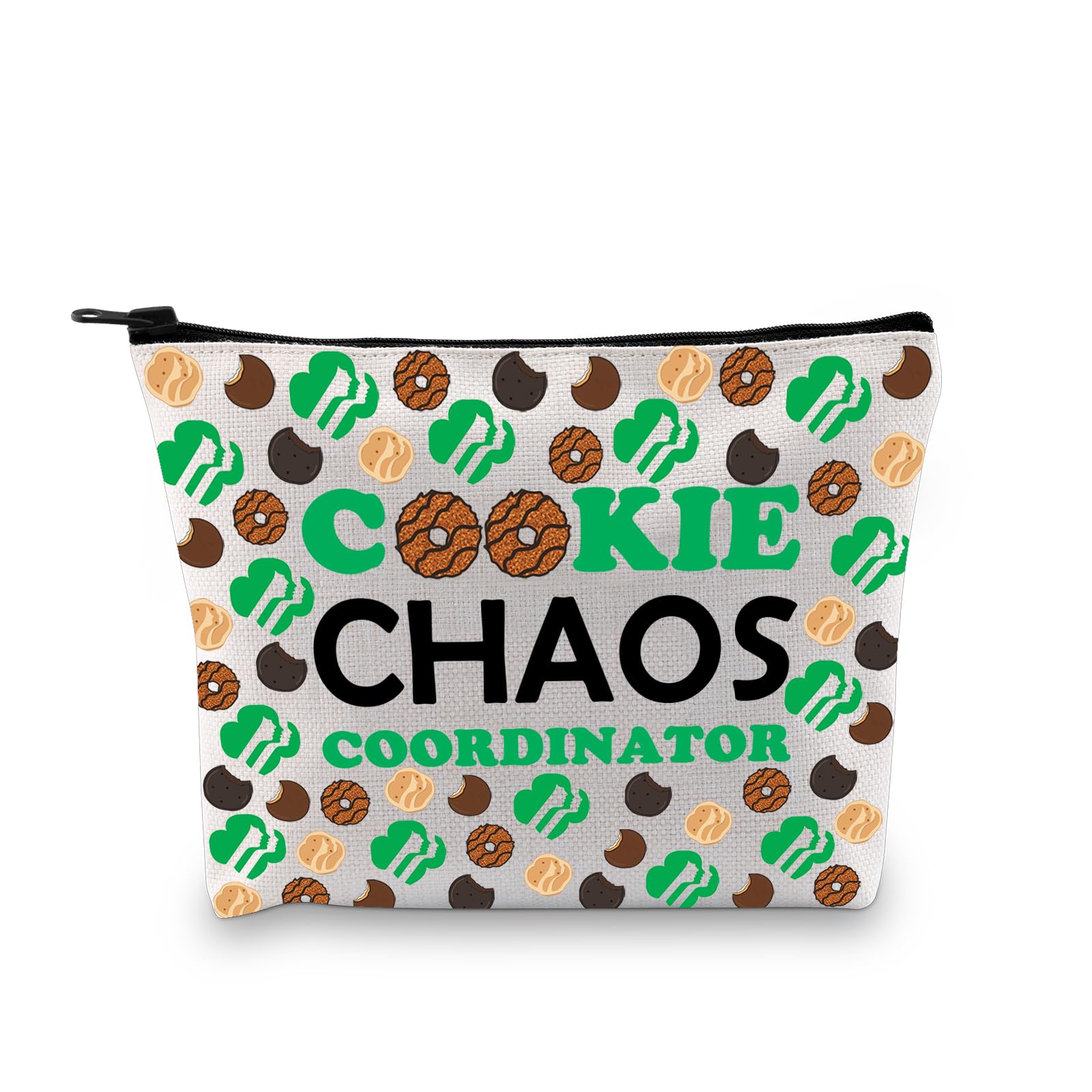 BDPWSS Scout Cookie Gift Scout Troop Leader Gifts Scouts Mom Gifts Cookies Chaos Coordinator Funny Scouts Cookies Dealer Bag (Chaos coordinator bag)