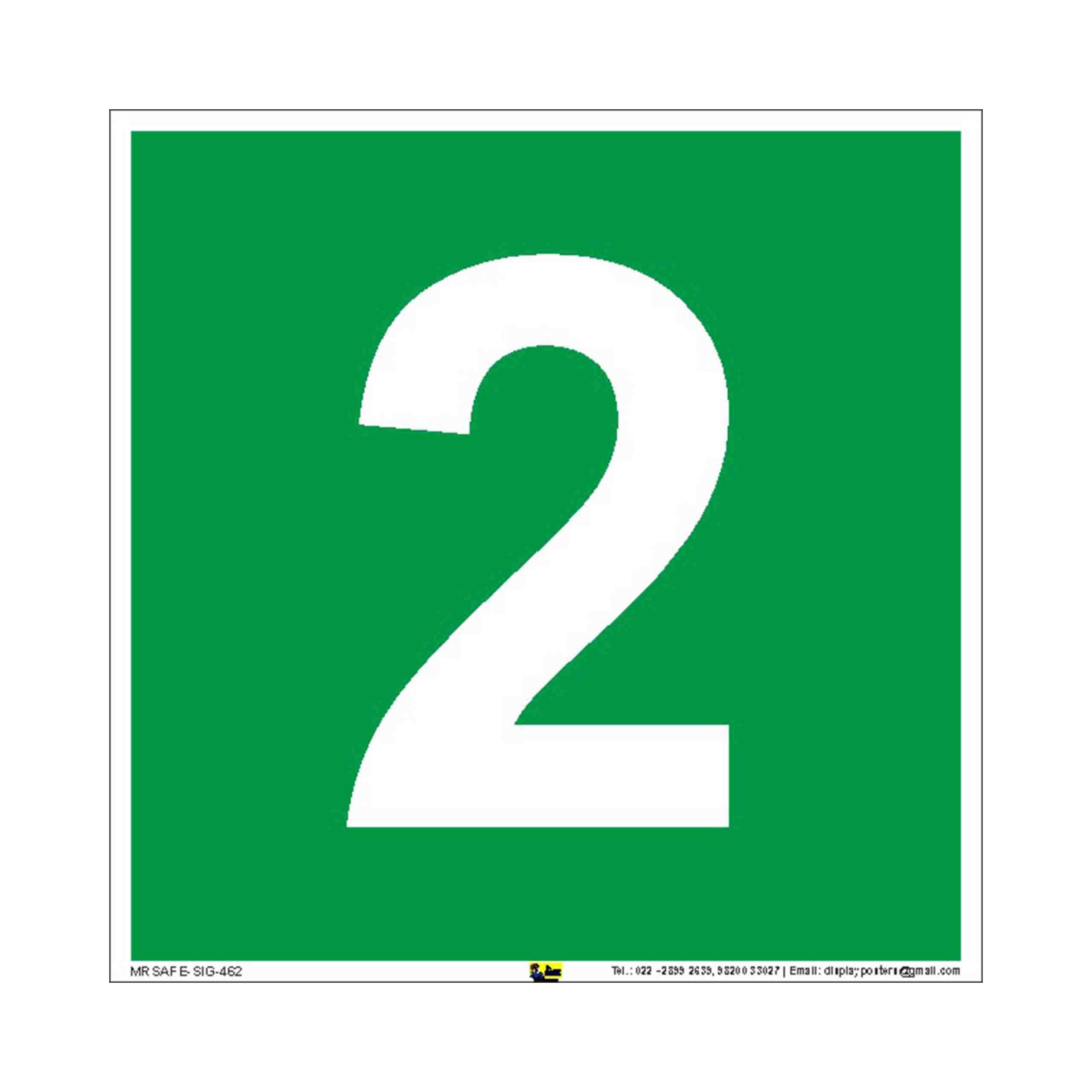 Mr. Safe Two Number Sign PVC Sticker 8 inch X 8 inch (B07C4QVF3L) Amazon Price History, Amazon Price Tracker