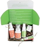 Earth Mama A Little Something for Baby Gift Box |Safe Skin Care Set Newborn Essentials for Baby Shower- Diaper Balm, Face Balm, Calendula Baby Oil, Baby Wash, Baby Lotion, 5 Pieces