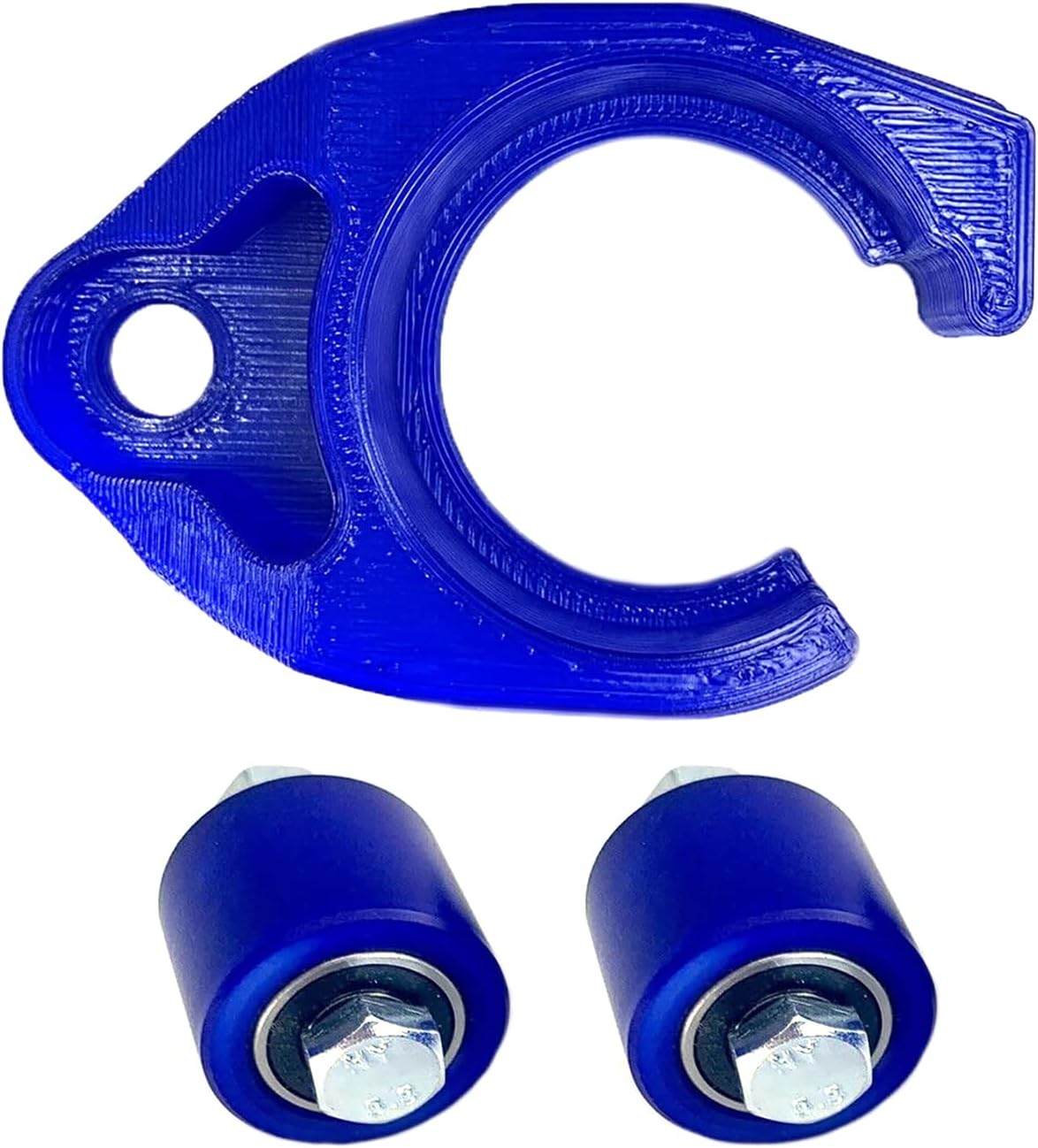 Front Chain Roller Guide Slider Kit fits - YFZ450W 2012-2013 YFZ450V 2006-2007 YFZ450SP2 YFZ450SP 2008 YFZ450SE2 2007 YFZ450SE 2005-2007 YFZ450 2004-2009 2012-2013 - Blue Chain Slider Guide