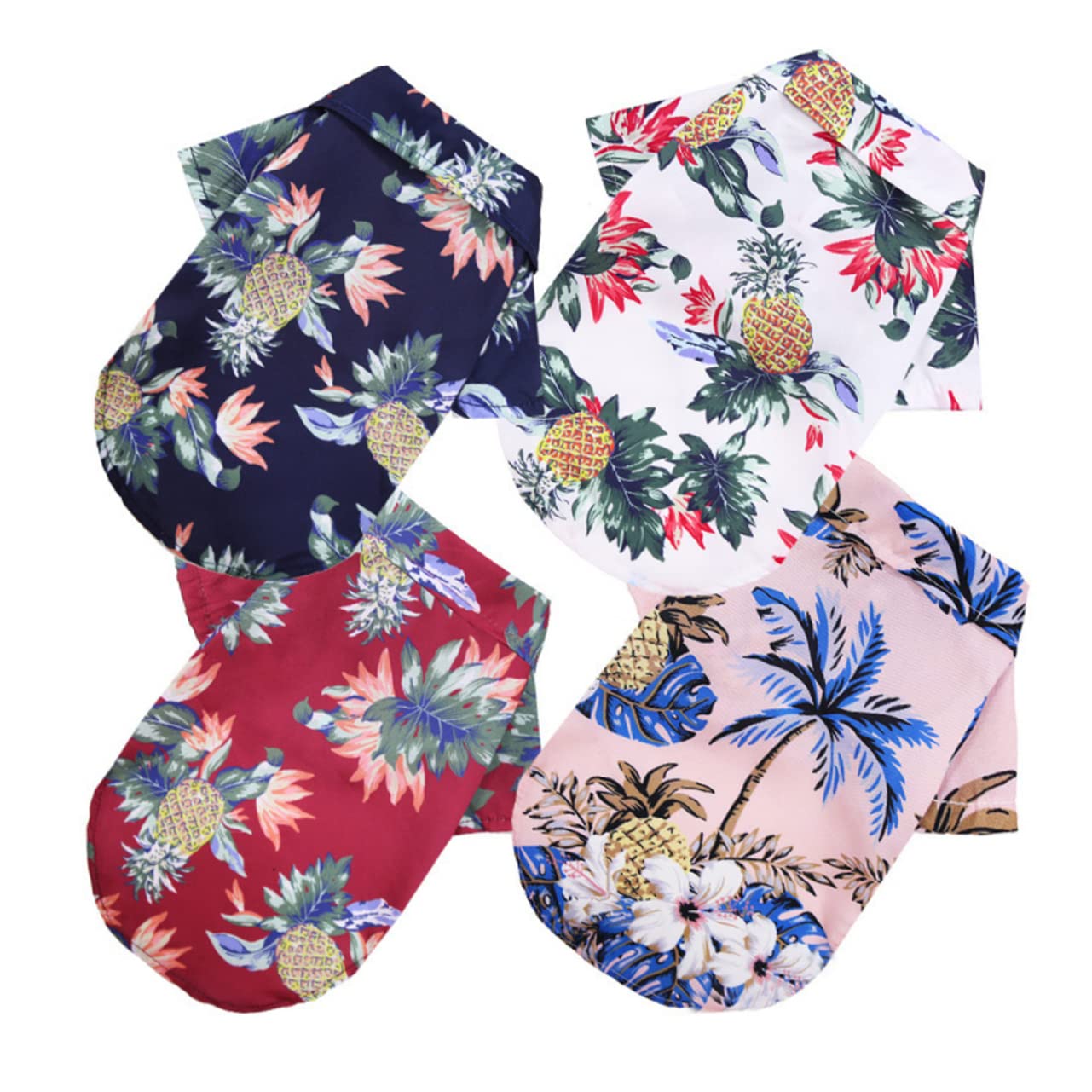 Chemise hawaïenne pour chien idéale pour vos journées farniente à la plage