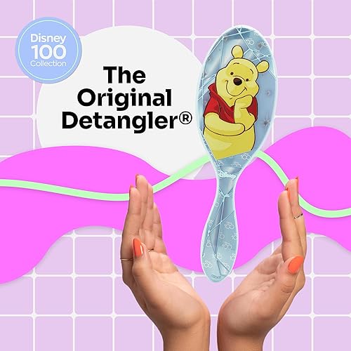 Miniatura 2 de Wet Brush Original - Cepillo desenredante para el cabello, diseño Winnie the Pooh (Disney), cerdas suaves y flexibles, sin enredos, para cabello