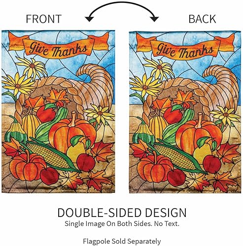 Miniatura 10 de Evergreen Flag Bandera de jardín de gamuza para bicicleta de otoño, bandera de jardín de otoño de doble cara, 12.5 x 18 pulgadas, decoración de