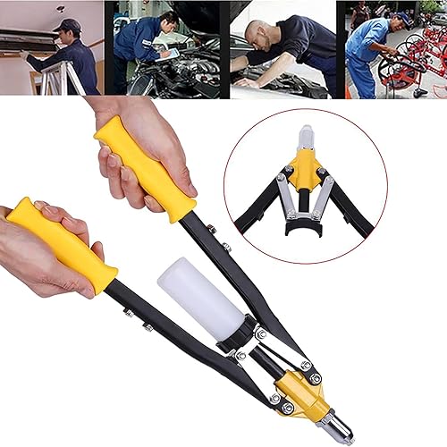 Miniatura 2 de Herramienta de remache resistente, pistola de remache, remachadora de mano profesional resistente, herramienta de remache ciego de 0.098 in, 0.118