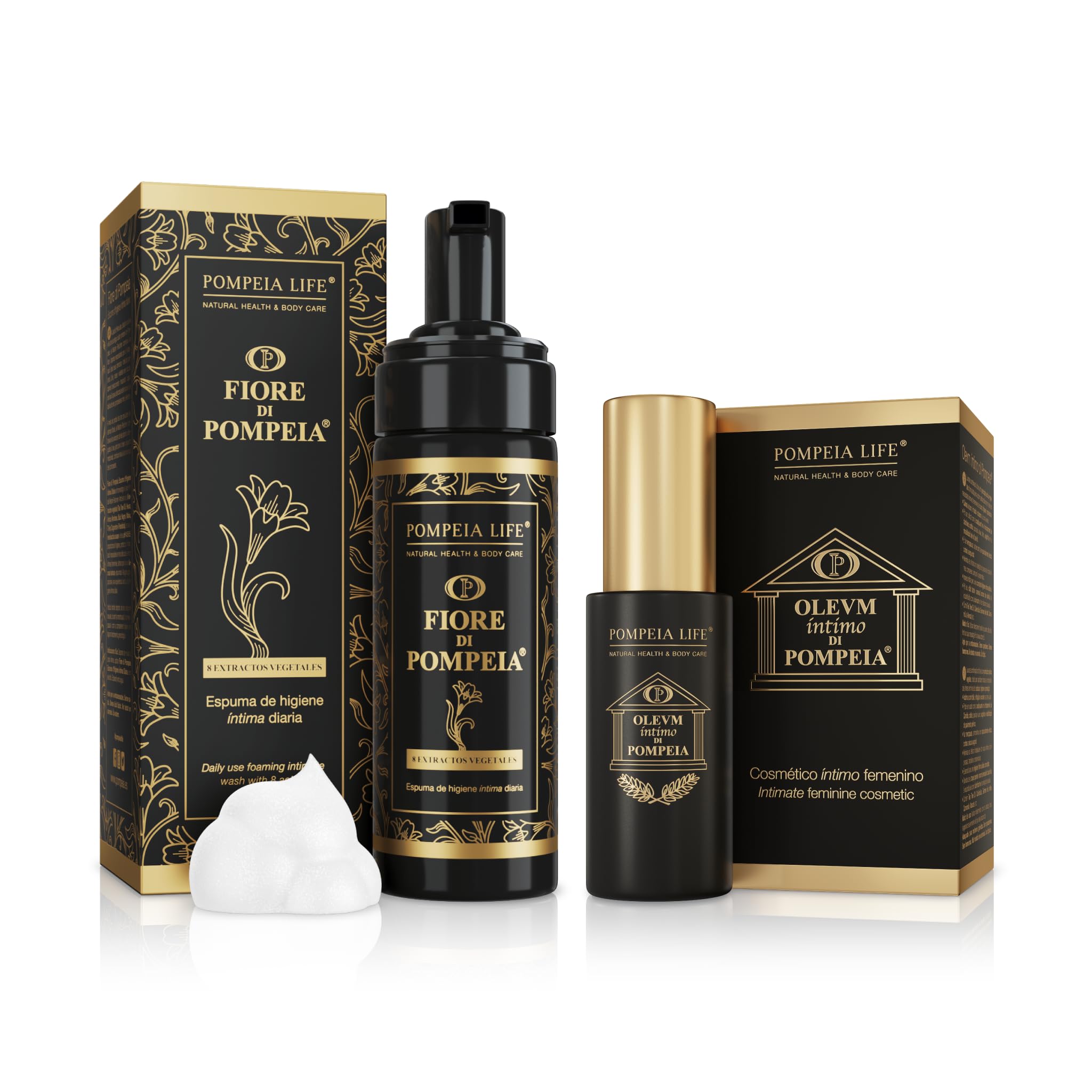 Ritual Diario de Salud íntima de Pompeia Life (Olevm íntimo di Pompeia 50ml + Fiore di Pompeia 140ml)