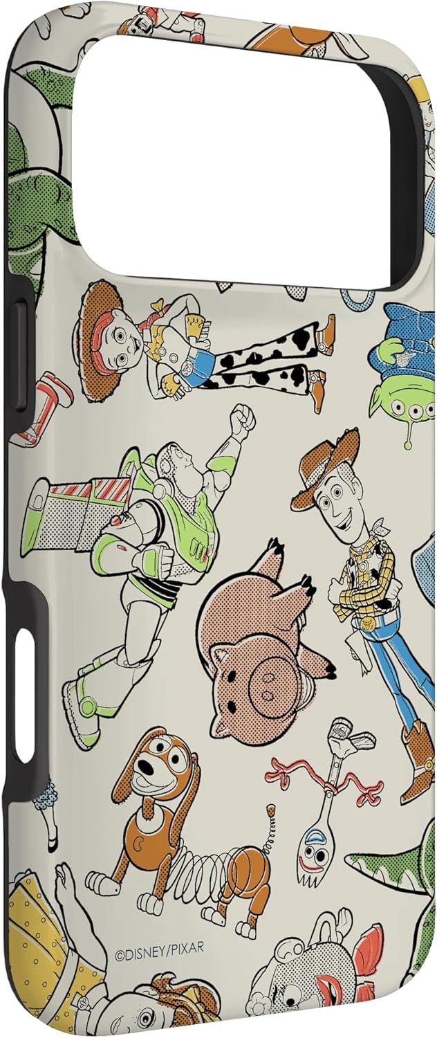 Disney and Pixar's Toy Story 4 Characters Retro Print Case for iPhone 17 Pro Max